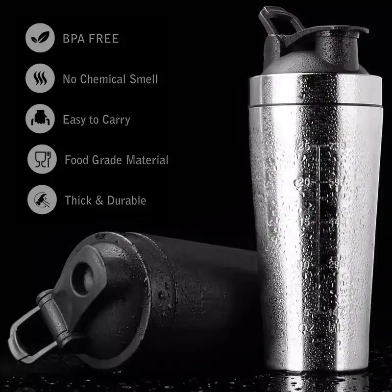 Tedi Oem/odm Bouteille Borraccia Metall-trainingspulver Kleiner Vakuumbecher Edelstahl Wassersport Fitnessstudio Sport Protein-shaker Flasche