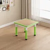 Escritorio de madera verde claro