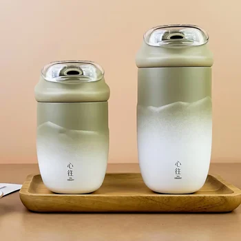 2025 New Thermal Drinking Coffee Mug Keep Hot Keep Cold Brand Quality OEM logo Stylish Wholesale Stainless Steel Thermal Mug