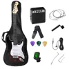 Chitarra elettrica Flame Finish con set amplificatore da 5 W