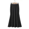 Falda midi negra Serene