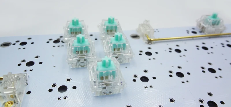 Customize POM Stem Clear Linear Keyboard Switch 5 Pin Mechanical Keyswitch for DIY Gaming Keyboard