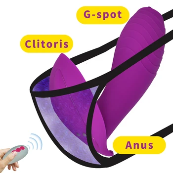 Cupidlover Panties vibrator dildo breast clitoris clit double tongue sucking and licking sex toys vibrator female sex toys