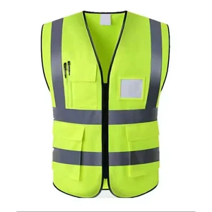 Night Running Reflective Work Safety Vest Reflective High Visibility Reflective Vest With Pockets