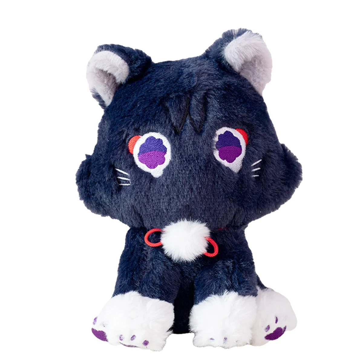 Cute Anime Scaramouche Cat 25cm Genshin Impact Wanderer Pet Cosplay Stuffed Genshin Impact Plush Doll for Kids Girl-777087