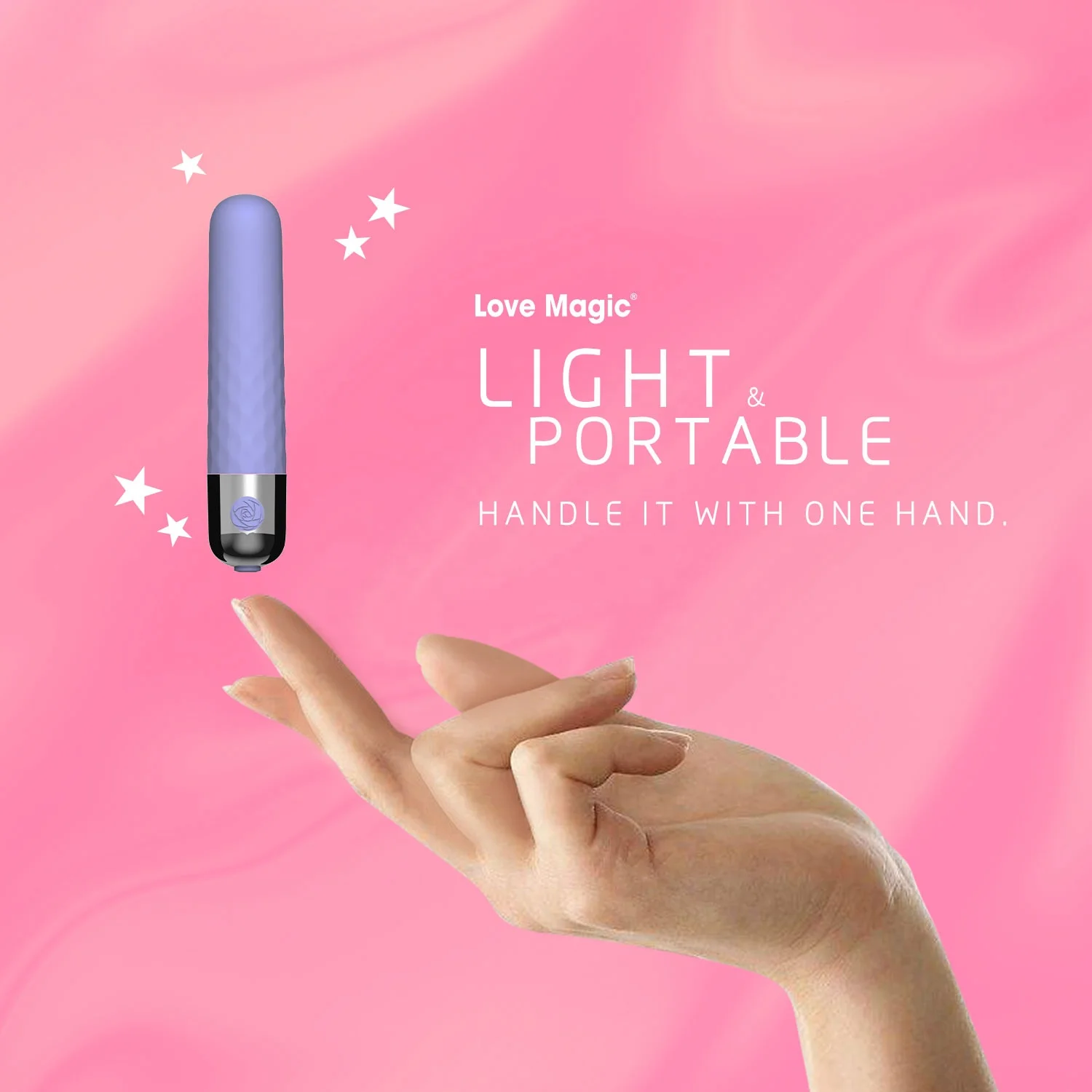 4/6 Inch USB Charging Micro Mini Wand Metal Vibrating Bullet Vibrator Sex Toy for Lady