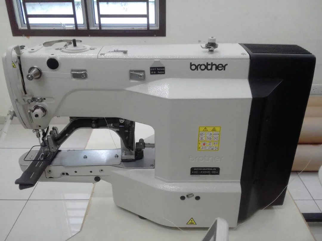 中古ブラザーKE-430HS工業用電子ダイレクトドライブロックステッチバー