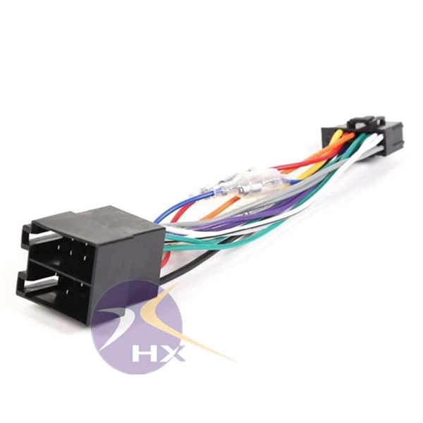 Hot Sale Auto Stereo Car Radio Wire Harness Plug Cable Audio Connector 16 Pin Android Radio Connector Cables Pioneer Pure Copper