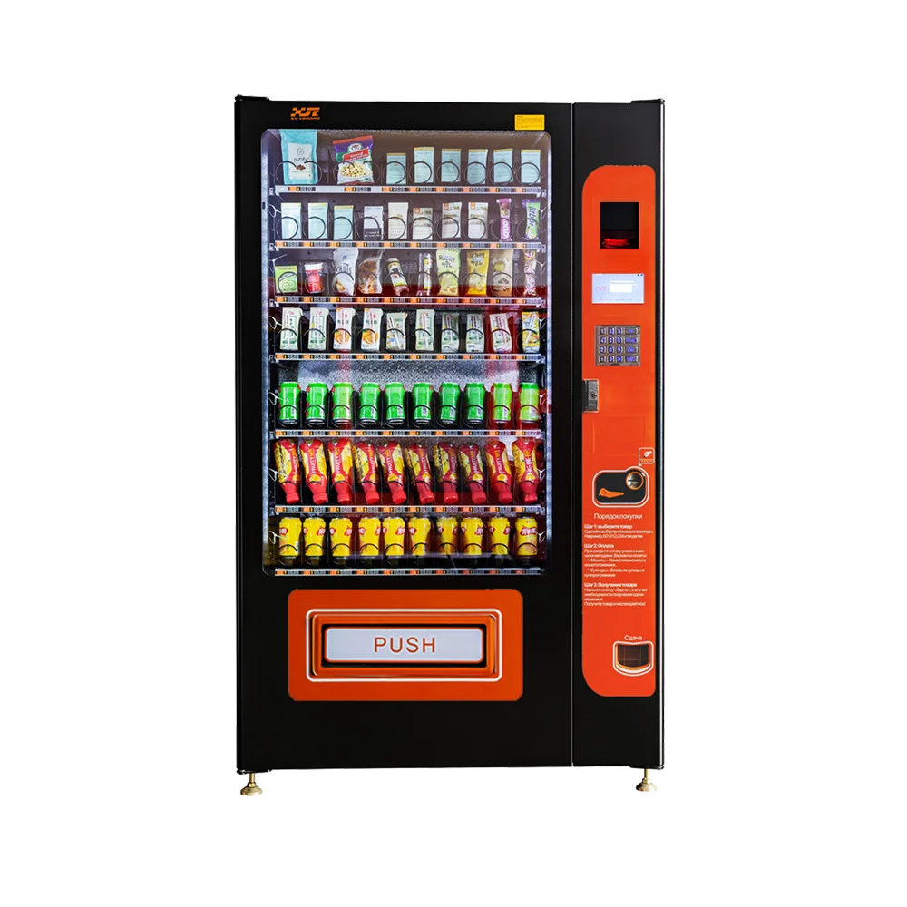 Drinks Vending Machine Smart Self Service Drinks Snack Chocolate Bar Vending Machine Combo