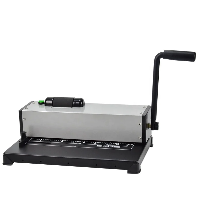 Factory RAYSON PD12 Electric 46 Holes Spiral Coil Hole Puncher Portable Punching Binding Machine