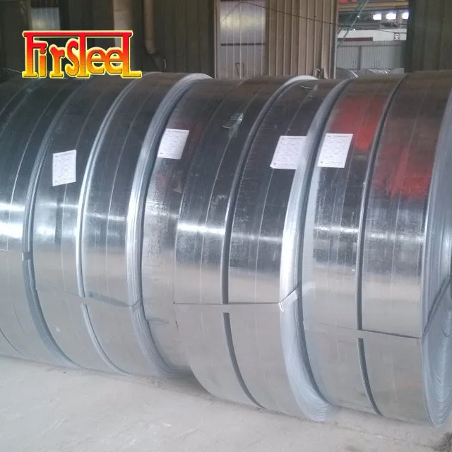 Sgcc Dx51d Galvanized Steel Strip Raw Material 0.3*36mm G40 Price Galvanized Hot Dip Earth Strip