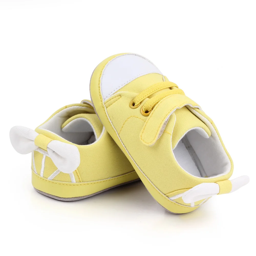 New Arrival Casual Baby Shoes Boys Girls TPR Sole Red Yellow Baby Toddler Shoes  Wholesale manufacture