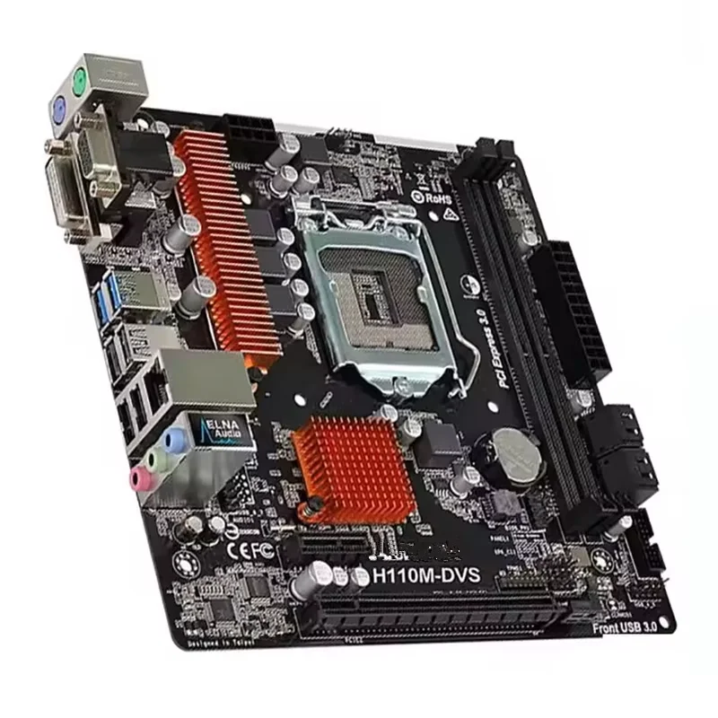 Placa Mãe Usada H110M-HDV Asrock B450 Pro4 para Desktop, Placa Mãe
