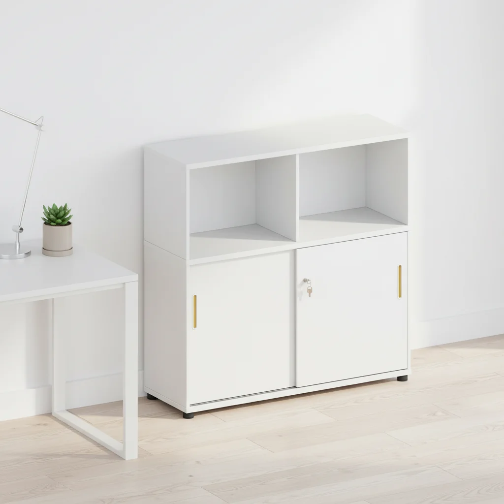 Premium Sliding Door Filing Cabinet Office Storage System Document Organization Modern Furniture 5