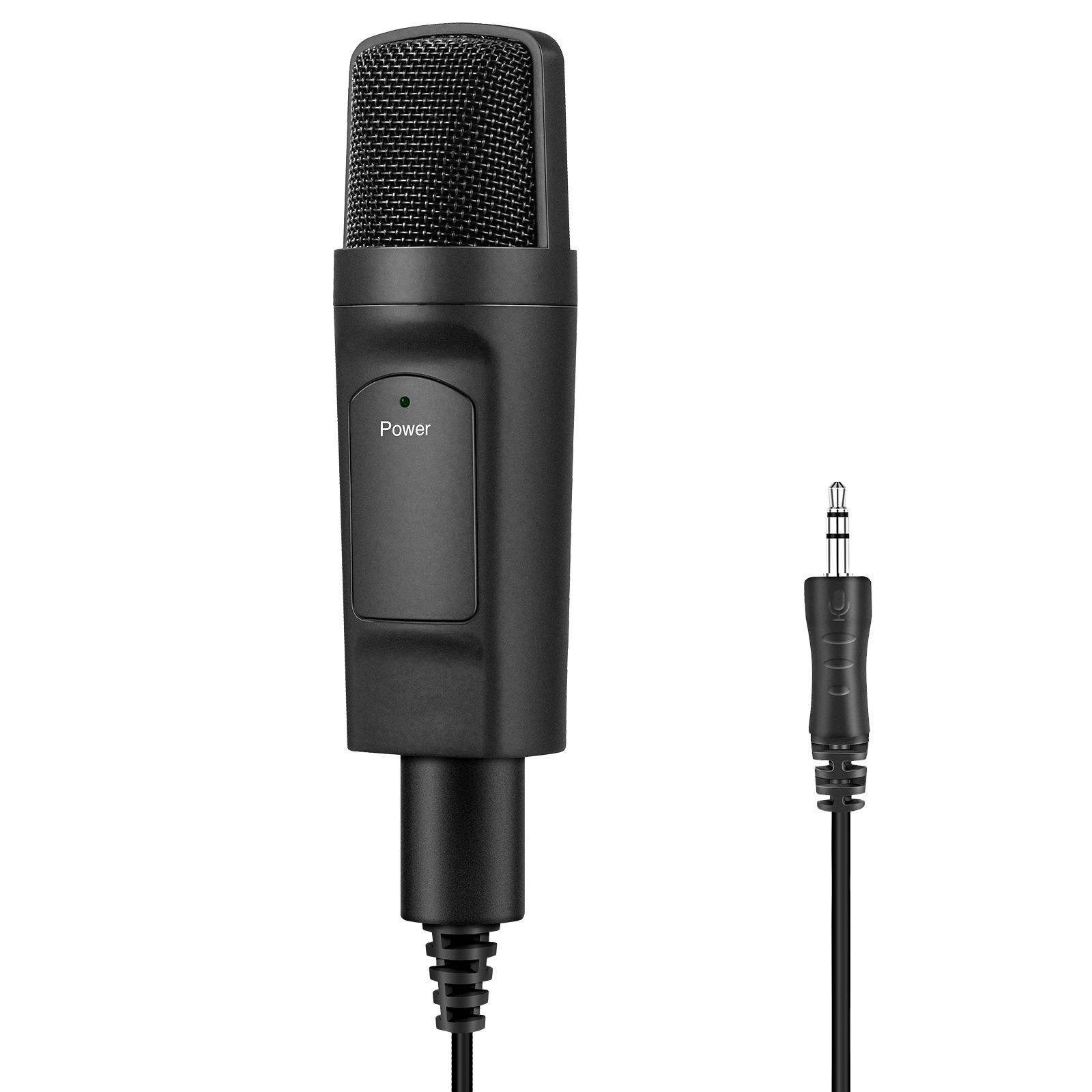 Профессиональный 3 5 мм микрофон для студийной записи конденсаторный с подставкой пения живой