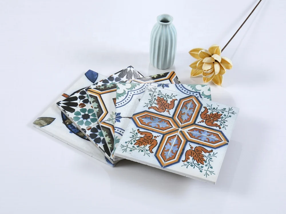 Quanzhou Ceramic Decor  Moroccan Cement Flooring Tiles for Stairs