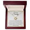 Card + Gold Necklace (LED Light Box)