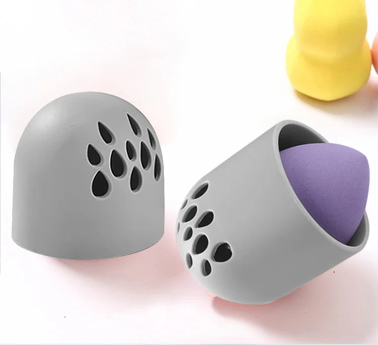 Shatterproof Ecofriendly Silicone Makeup Sponge Holder Storage Makeup