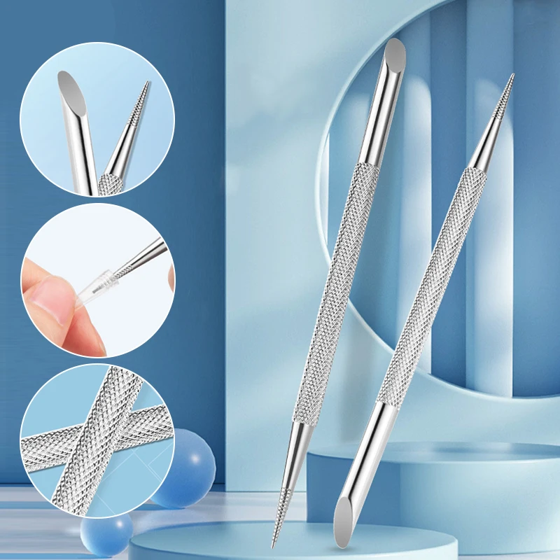 Stainless Steel Cuticle Pusher Dead Skin Push Remover For Pedicure ...