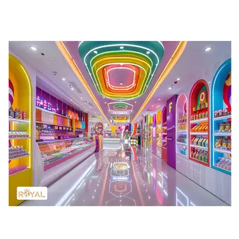 Candy Store Interior Design Shop Fittings And Display Sweet Store Round Candy Display Shop Confectionery Display