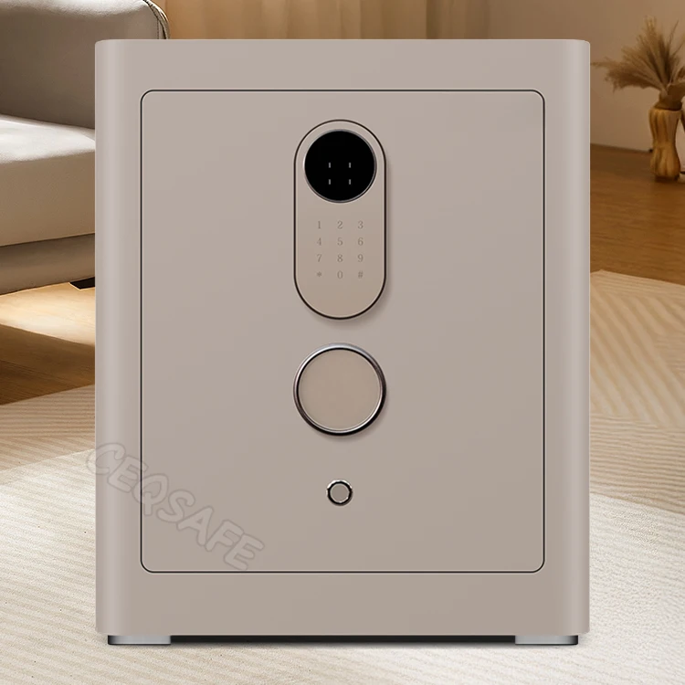 CEQSAFE Electronic Steel Home Safe Box with Fingerprint TUYA APP WIF Lock Strong Household Security Digital Storage Safety Box manufacture