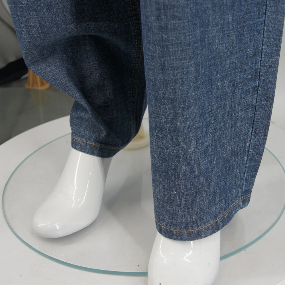 Fashionable High Waist Wide Leg Jeans for Women Trendy Loose Fit Denim Pants for Casual Daily Wear