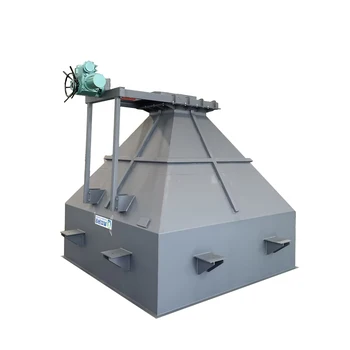 Mechanical Stainless Steel Dewatering Sludge Cake Discharge Hopper For Waste Water Treatment Filter Press