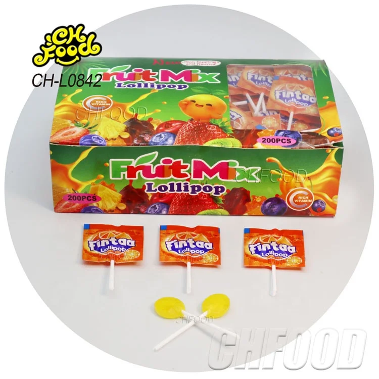 China Manufacturer Fruity Flavor Mini Flat Lollipop Hard Candy Sweets Wholesale Halal Candy Hallowmas and Easter Festival Candy