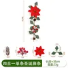 Bastón navideño de ratán cuatro en uno S232-1 [38cm]