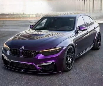 PET release liner midnight metal purple automobile ethylene packaging automobile whole body packaging film