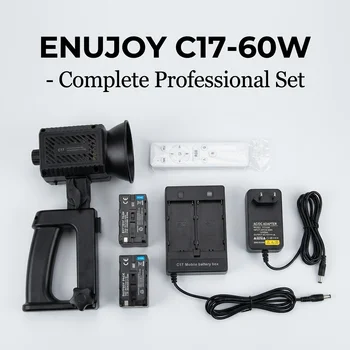 ENUJOY C17 60W Handheld camera light detail image