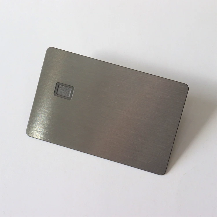 Custom Blank Metal Card With Chip Slot And Magnetic Stripe Signature ...