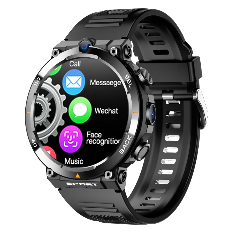 Newest 4G Adult Android 8.1 Smart Watches 1.39 Inch Support BT Sim Card GPS UIM Card Round Phone Watch With Google Play