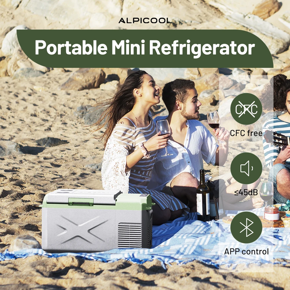 Alpicool X25 Portable 12V Compressor Fridge for Camping