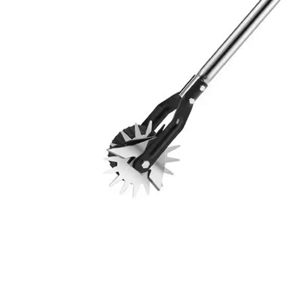 Garden Rolling Lawn Edger Rotary Edger Grass Sidewalk Manual Lawn Edger Stainless Steel Handle