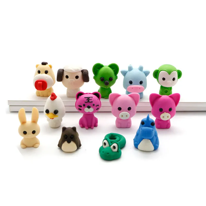 Ластик от производителя, ластик-карандаш с животными в зоопарке, детский ластик