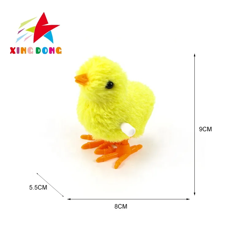 Plush Chick Toy Wind Up Plush Chicken  fluff toys cartoon wind up animal toys	kidshalloween toy promotion toys for kids