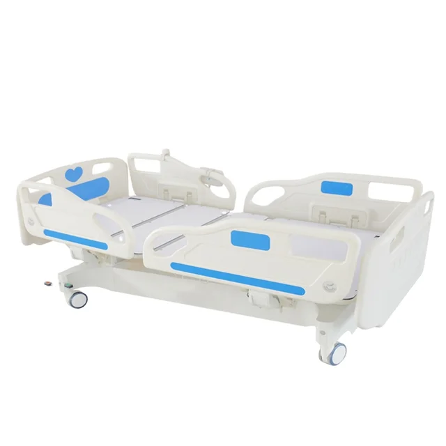 Factory Manufacturer's Electric 5-Function Nursing Bed ICU Hospital Furniture