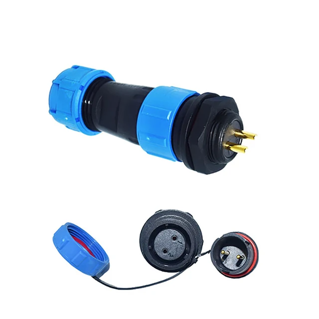 YXY Customized Industrial IP68 Waterproof Connector SP11 SP13 SP17 SP21 Electrical Plastic SP Waterproof Connector