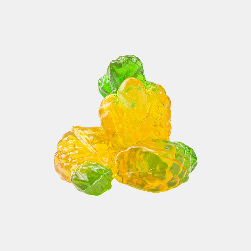 product wholesale mango gummy candy soft bonbons candy sweet halal mexican import edible gummies chinese peeling candy with bulk sweets914-3