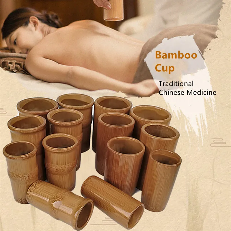 Body Cupping Therapy Cellulite Kit - Bamboo Cupping Cups