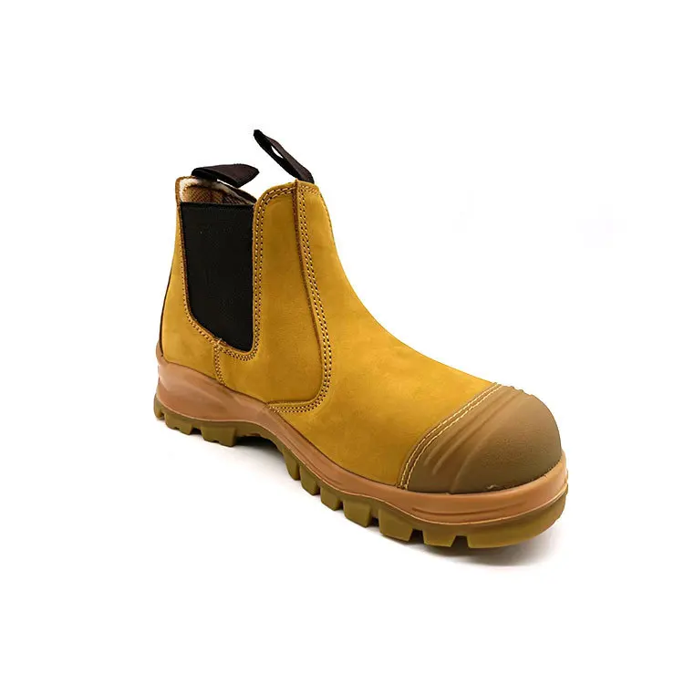 Breathable Construction Boots Safety Leather Steel Toe Industrial Safety Antislip Comfortable