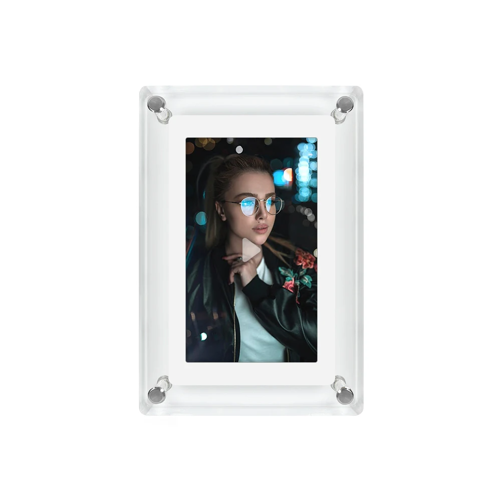 2024 New Model 5 Inch Digital Photo Frame 1920*1080 High Resolution Play Video/photo/music/calendar/clock Digital Picture Frame