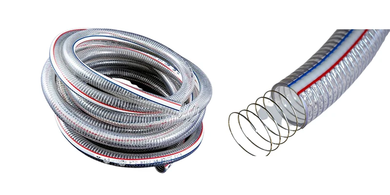 Supplying Steel Wire Reinforced PVC Vacuum Hose Pipe