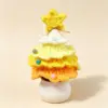Christmas tree bonsai (small white basin)-Gradient yellow