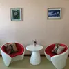 Table 2 chairs-pink