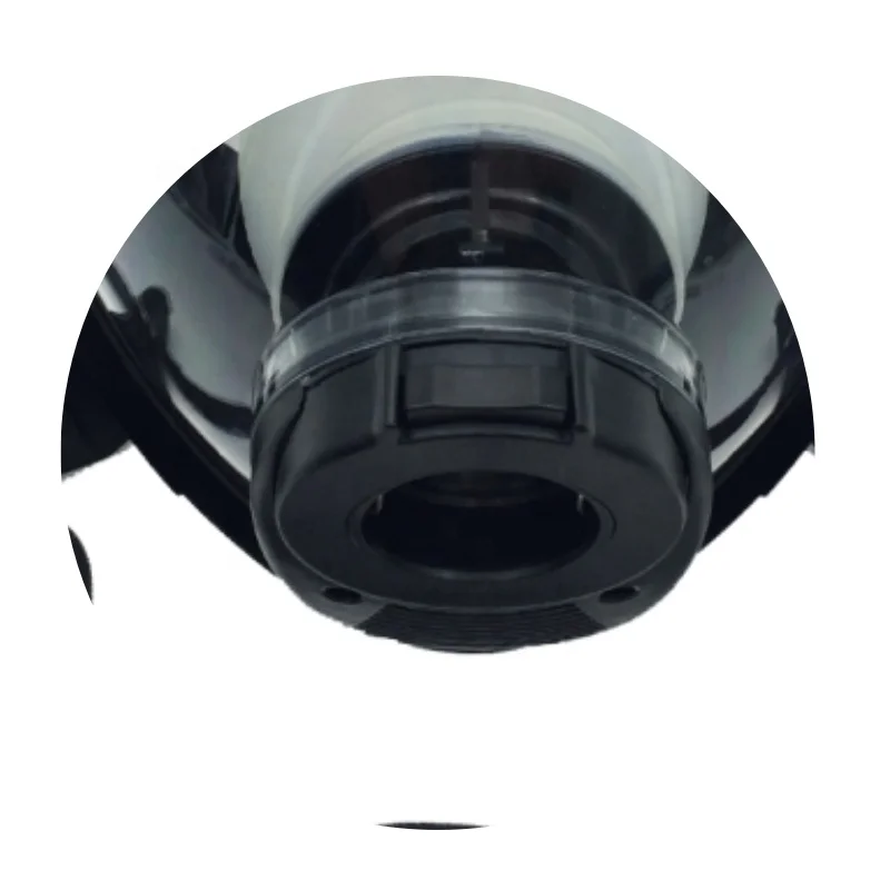 SCBA Mask PPE Breathing Large Visual Field Low Weight Gas Mask Rescue for Firemen Chemical Industry Scientific Treatment