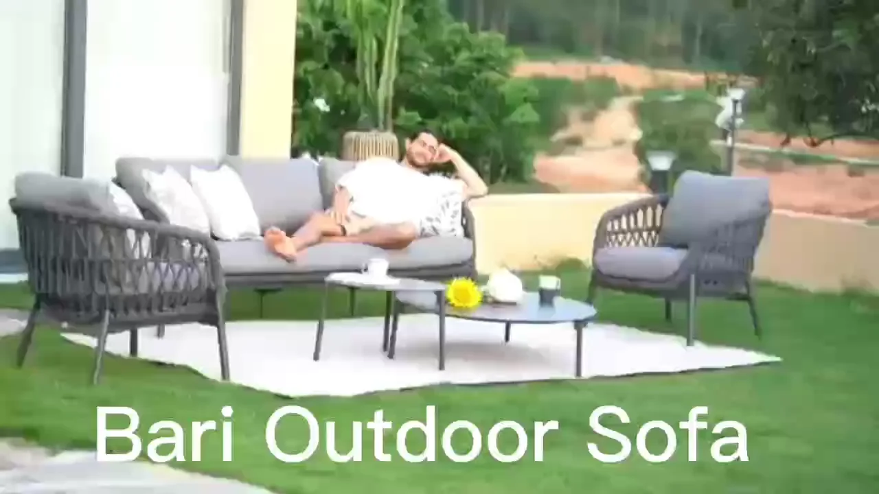 Artie Highend Outdoor FurnitureBari Rope Garden Sofa For Sale