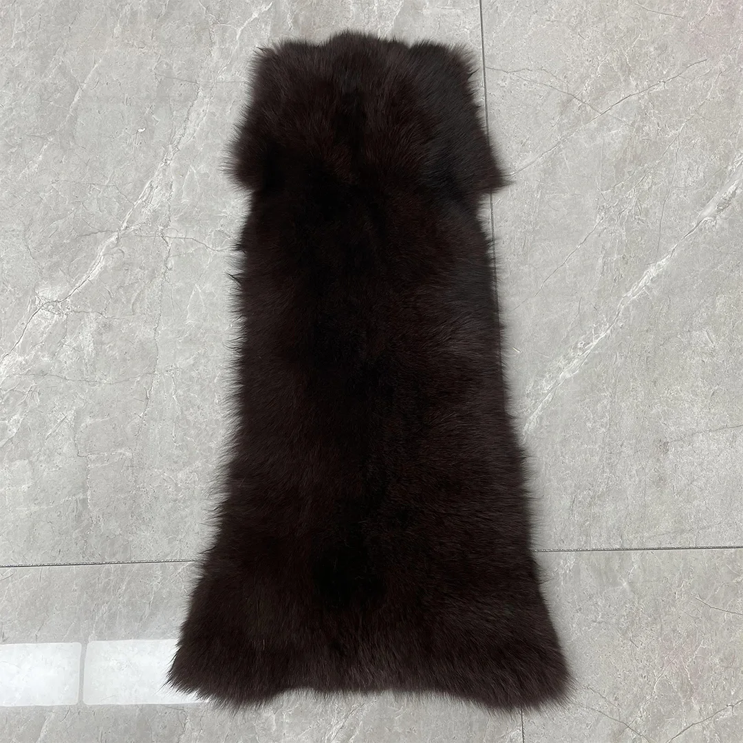 Men's Winter Real Fox Fur Reversible Jacket - Elegant & Warm