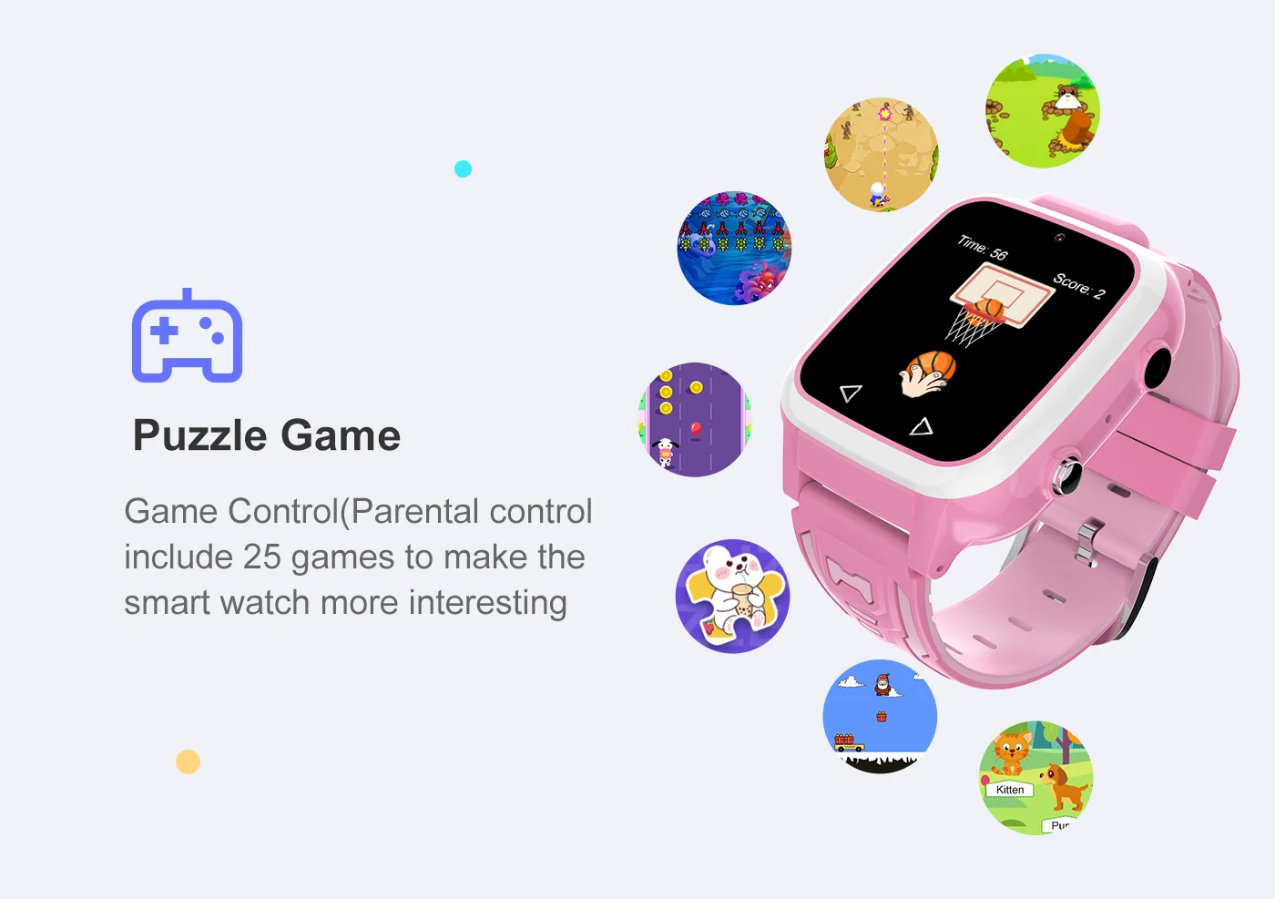 2022 New Smart Watch Game Y8x IPS Touch Screen 25 Quizes